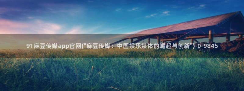麻豆视频 站下载：91麻豆传媒app官网(\