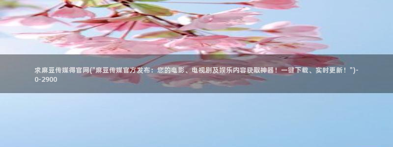 麻豆视频入口完整版：求麻豆传媒得官网(\